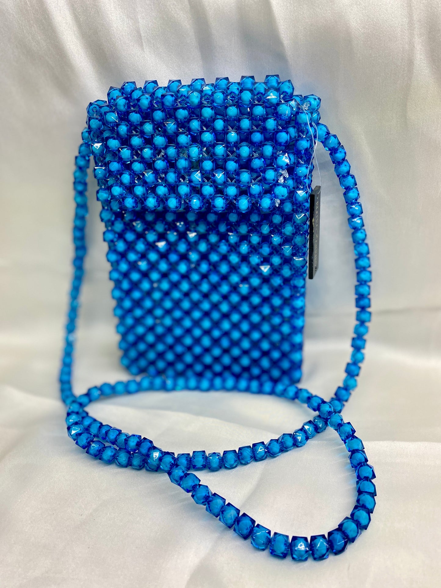 Cobalt Charm – handmade royal blue clutch bag – Elite Carries