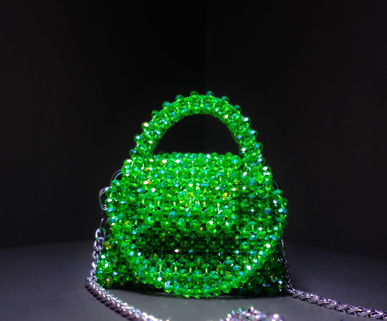 Elite Carries Green Crystal Crossbody Bag – Perfect for Parties, Special Occasions, and as a Thoughtful Gift