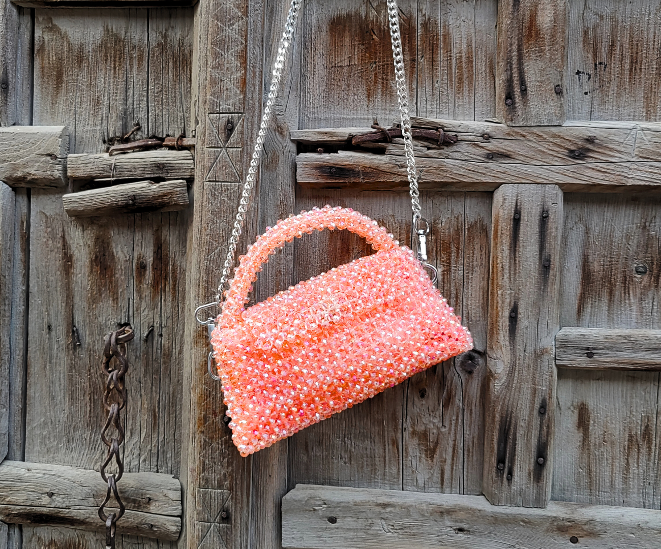 Elite Carries Peach Pink Handmade Bag – A Stylish Choice for Parties, Weddings, and Celebrations