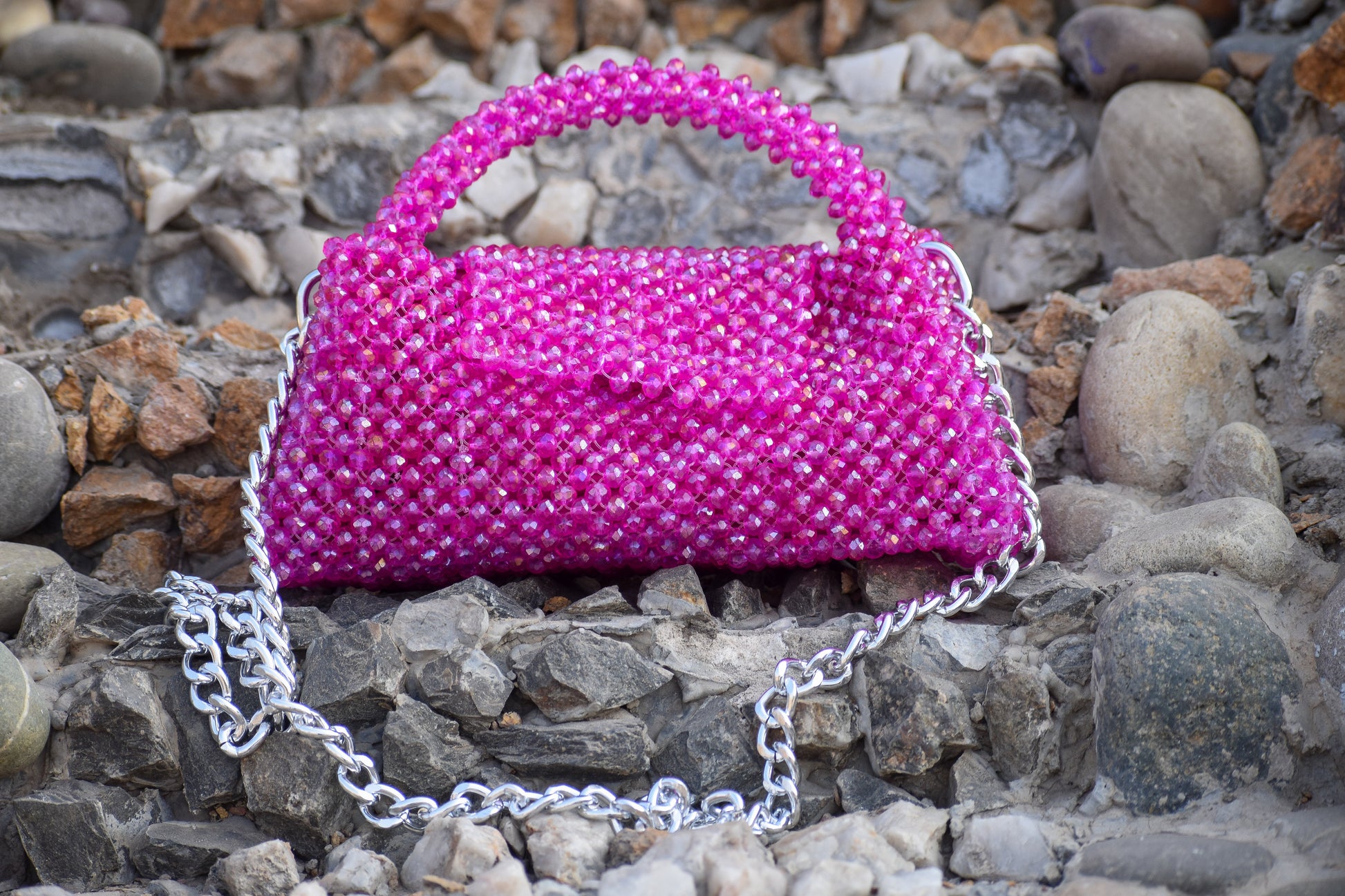 Magenta Mystique – Luxurious Handbag for Evening Glam