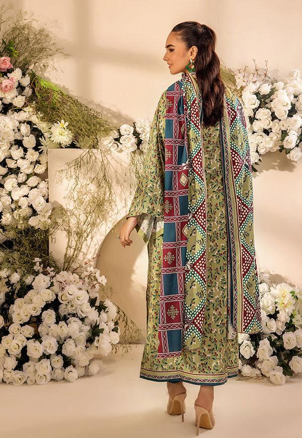 3 Pc Digital Printed Suit By Safwa Brand