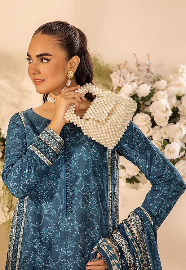 3 Pc Digital Printed Suit By Safwa Brand