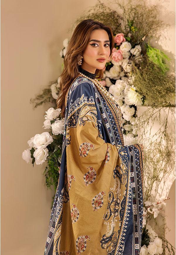 3 Pc Digital Printed Suit By Safwa Brand