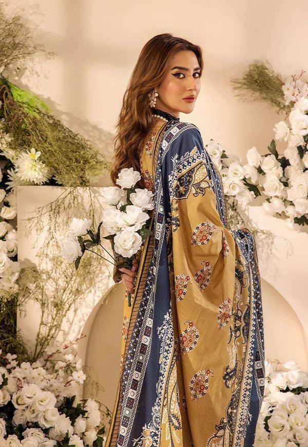 3 Pc Digital Printed Suit By Safwa Brand