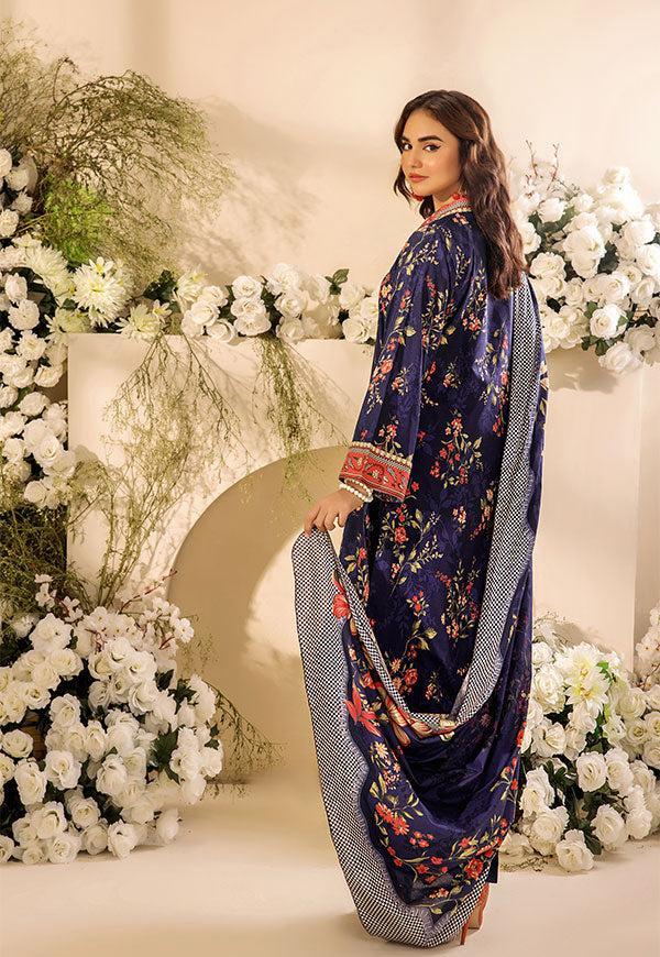 3 Pc Digital Printed Suit By Safwa Brand
